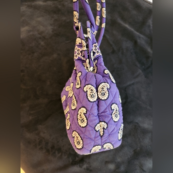 Vera Bradley Purple Paisley Purse - Picture 7 of 7